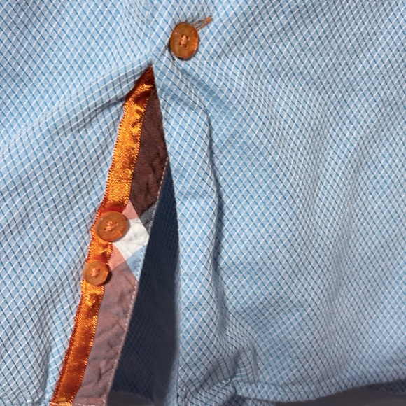Men's Blue Button-Up Jacket - Picture 5 of 12